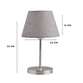 Opviq AYD-3405 Lámpara de Mesa Gris